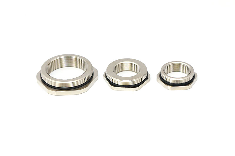 金屬變徑環M32轉M25防水電纜減縮環黃銅鍍鎳補芯轉換器轉換接頭擴增環